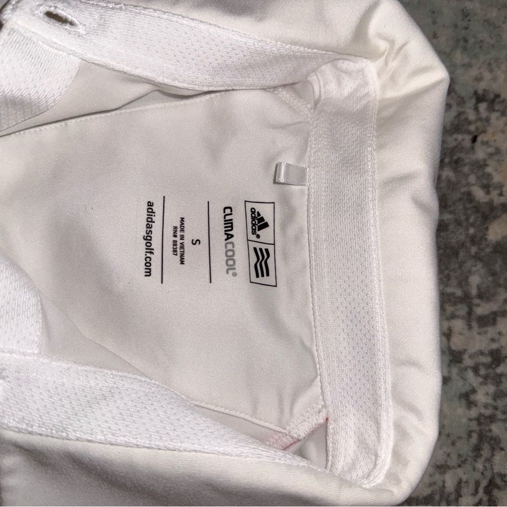Adidas White ClimaCool Polo Shirt - Picture 2 of 6